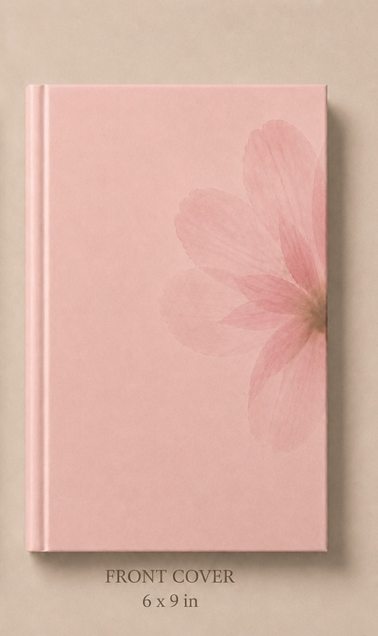 Abide (Leah Collection) - Hardcover Faith Journal | White Interior
